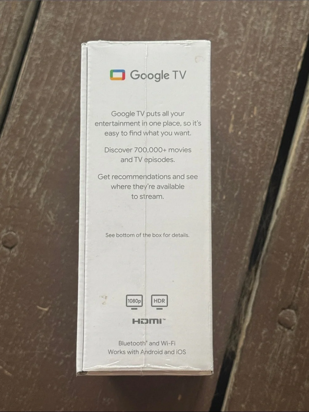 Google Chromecast with Google TV - Snow